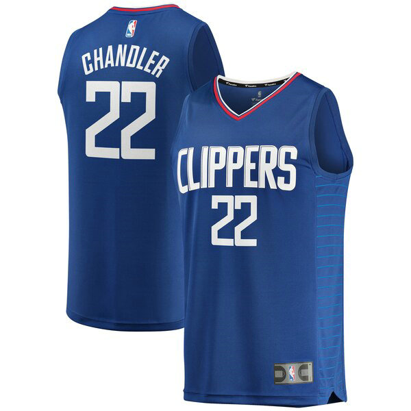 Maillot Los Angeles Clippers Homme Wilson Chandler 22 Icon Edition Bleu